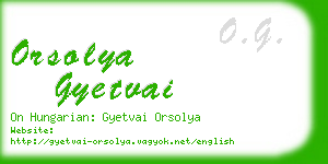 orsolya gyetvai business card